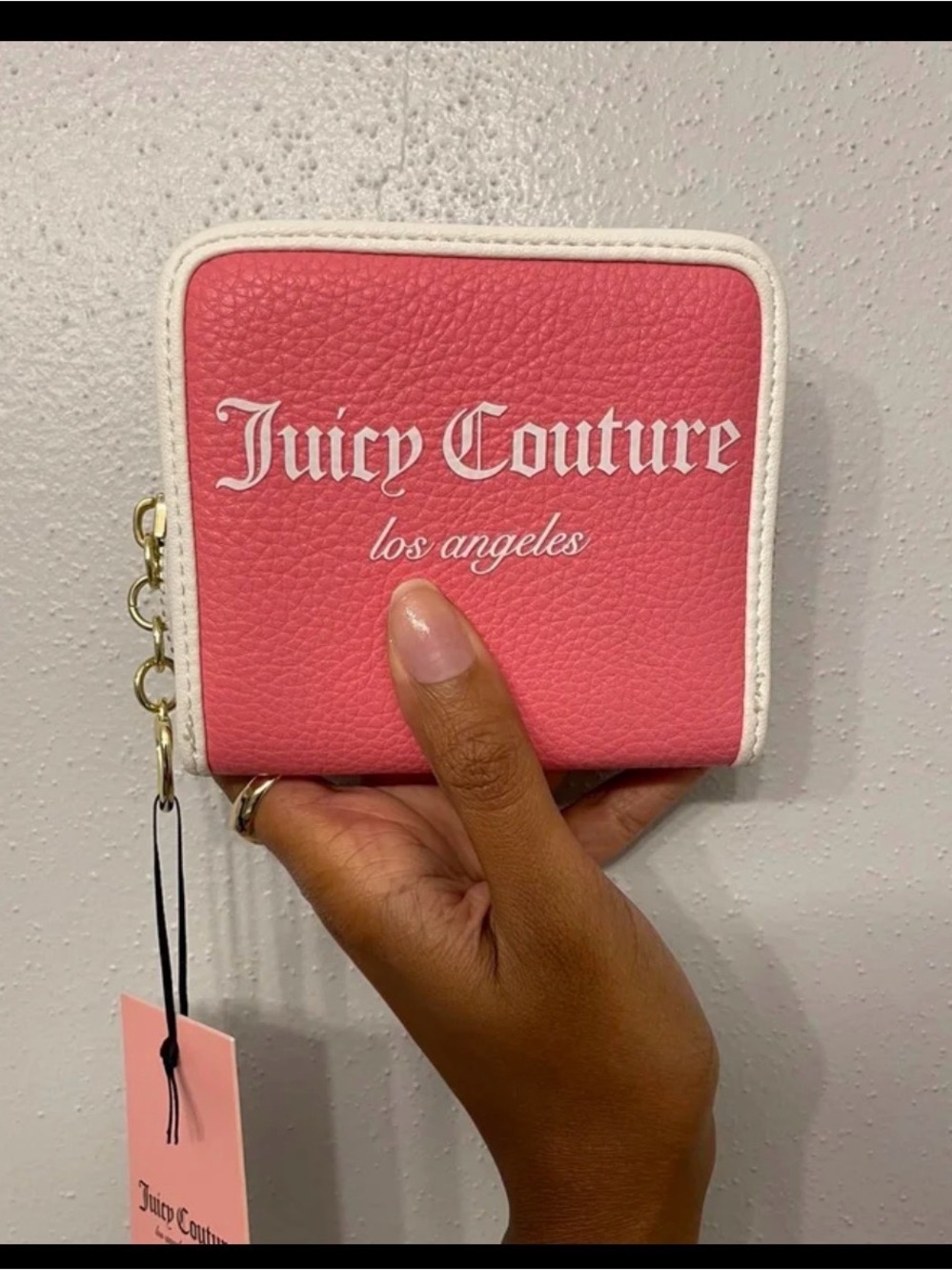 Juicy Couture Los Angeles Wallet with White Trim
